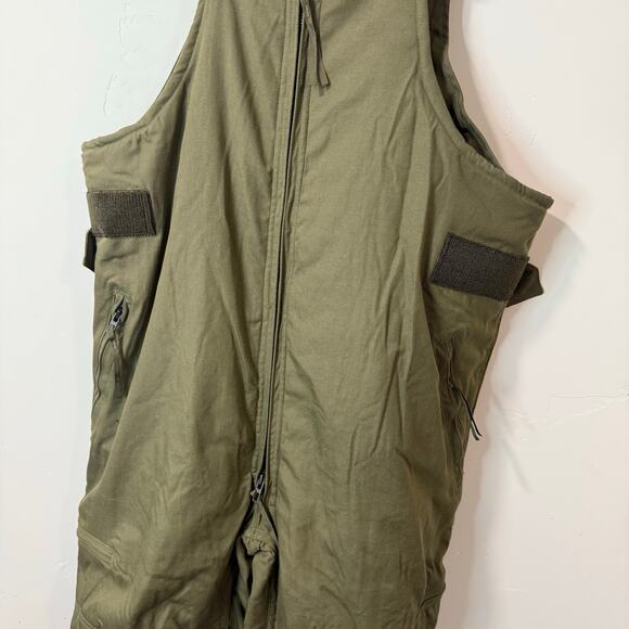 Military Mounted Crewmen and Airmen Insulated Overalls Green Medium - Picture 3 of 9